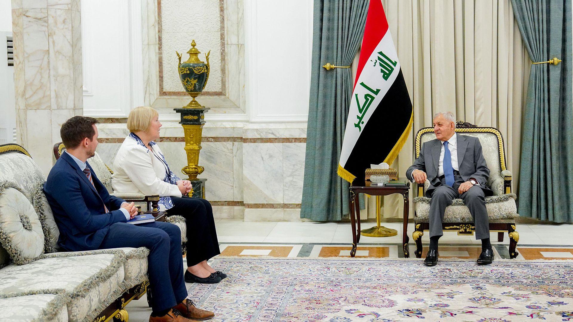 سەرۆک کۆمار پێشوازی لە باڵیۆزی ئەڵمانیا کرد