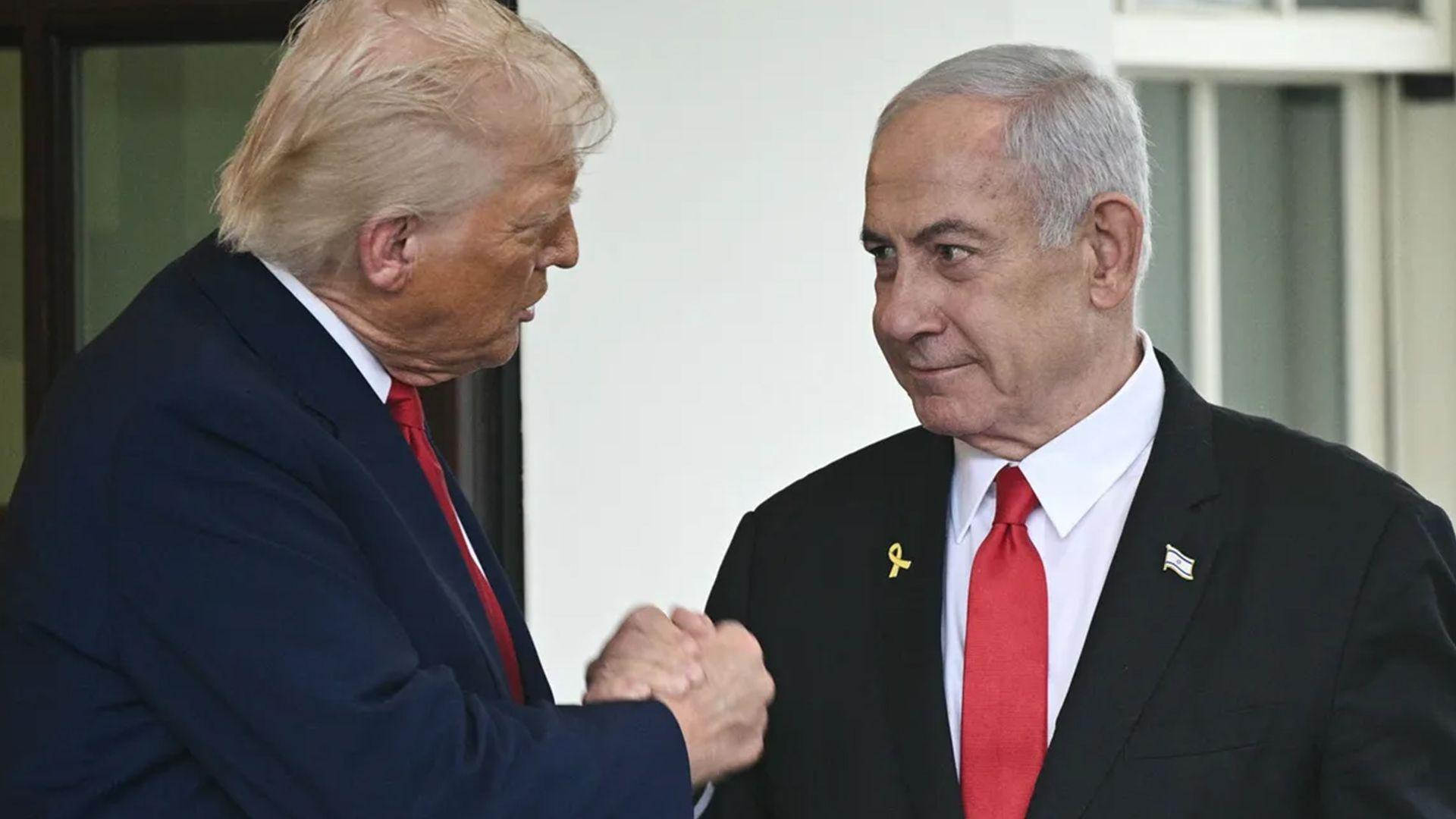 ترەمپ لە هەموو روویەکەوە پشتیوانی خۆی بۆ نەتەنیاهۆ دووپات دەکاتەوە