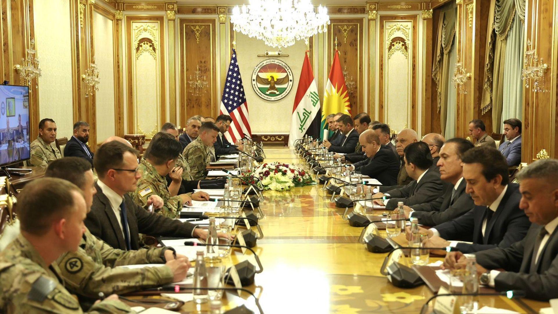 هەرێم و ئەمریکا جەخت لەخێراکردنی پرۆسەی چاکسازی پێشمەرگە دەکەنەوە