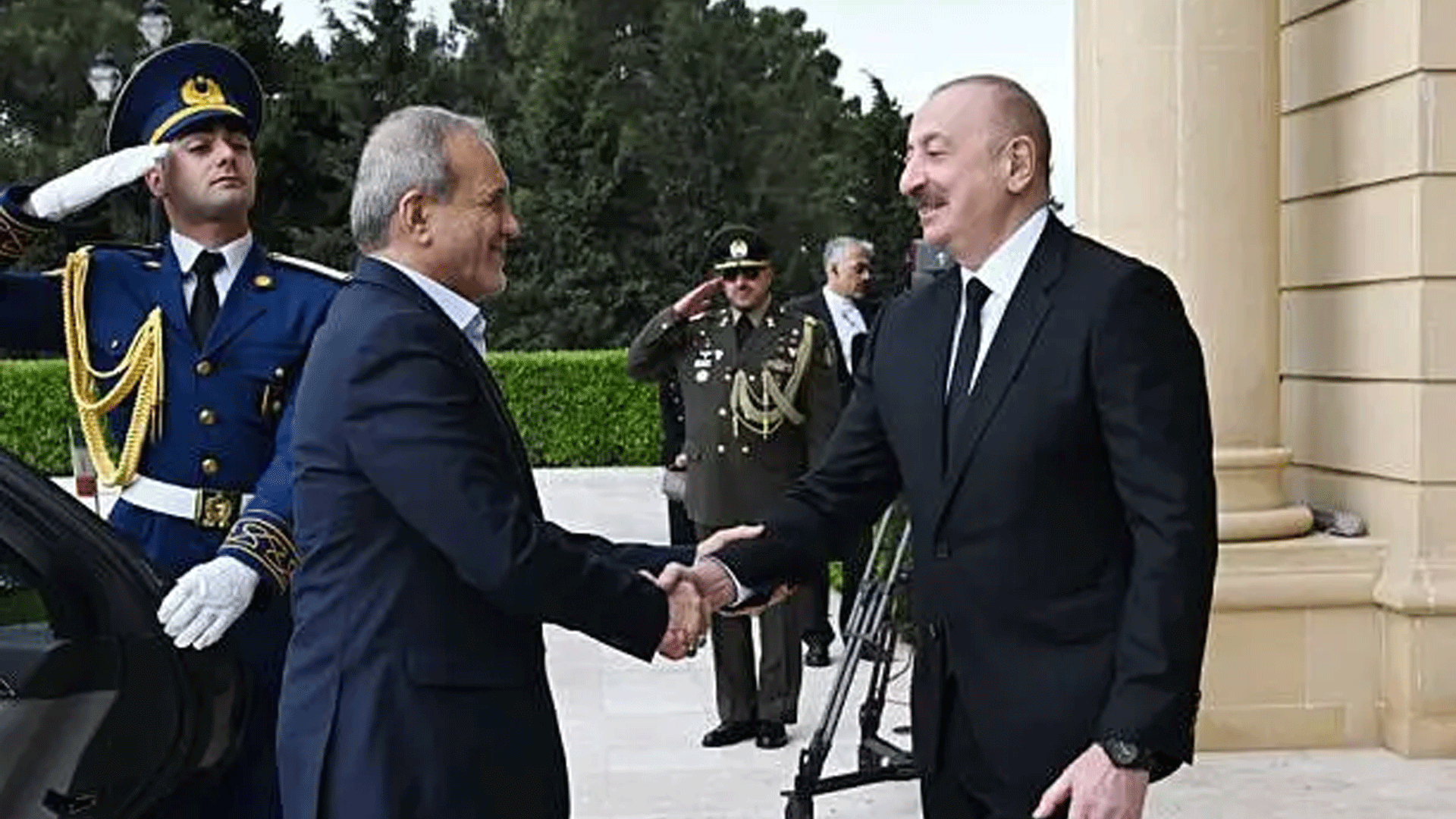 سەرۆک کۆماری ئێران و سەرۆک کۆماری ئازەربایجان کۆبونەوە