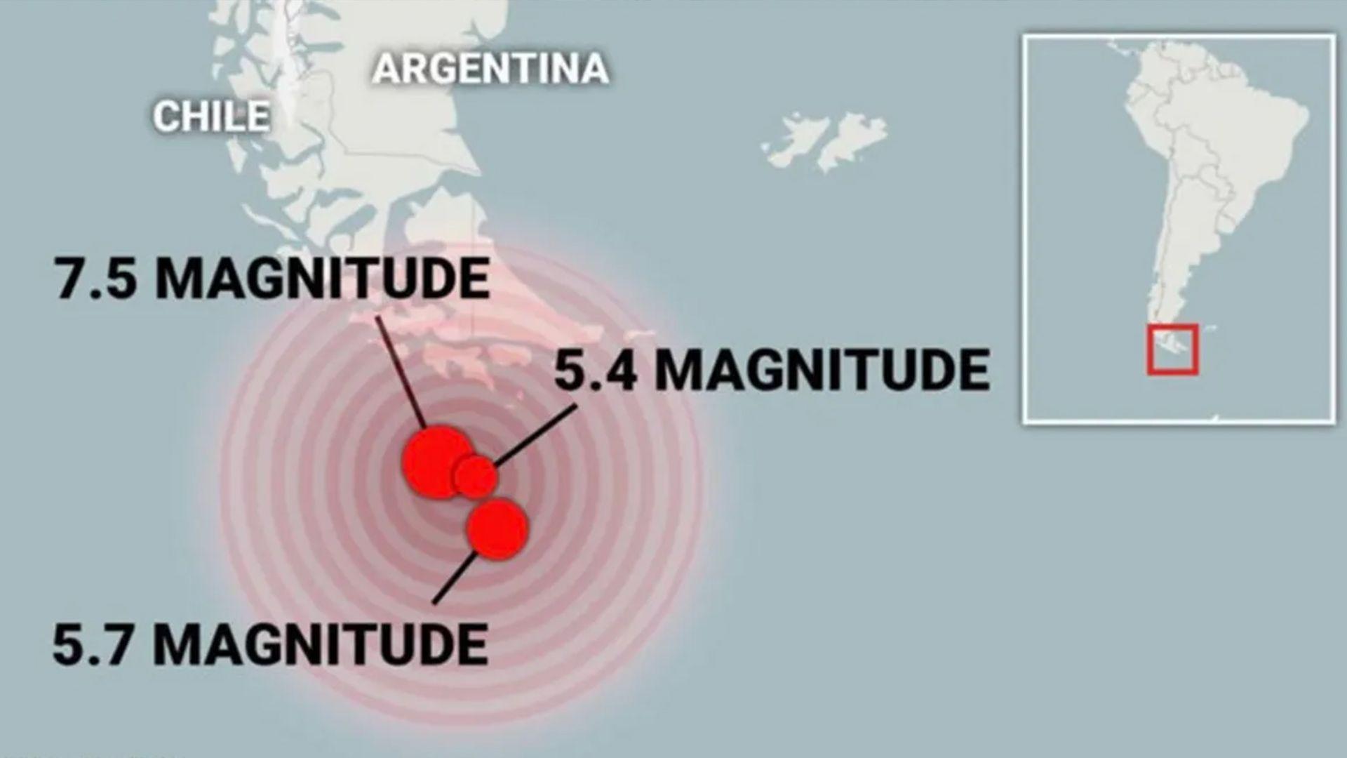 بومەلەرزەیەكی بەهێز ئەرژەنتین و باشووری چیللی هەژاند