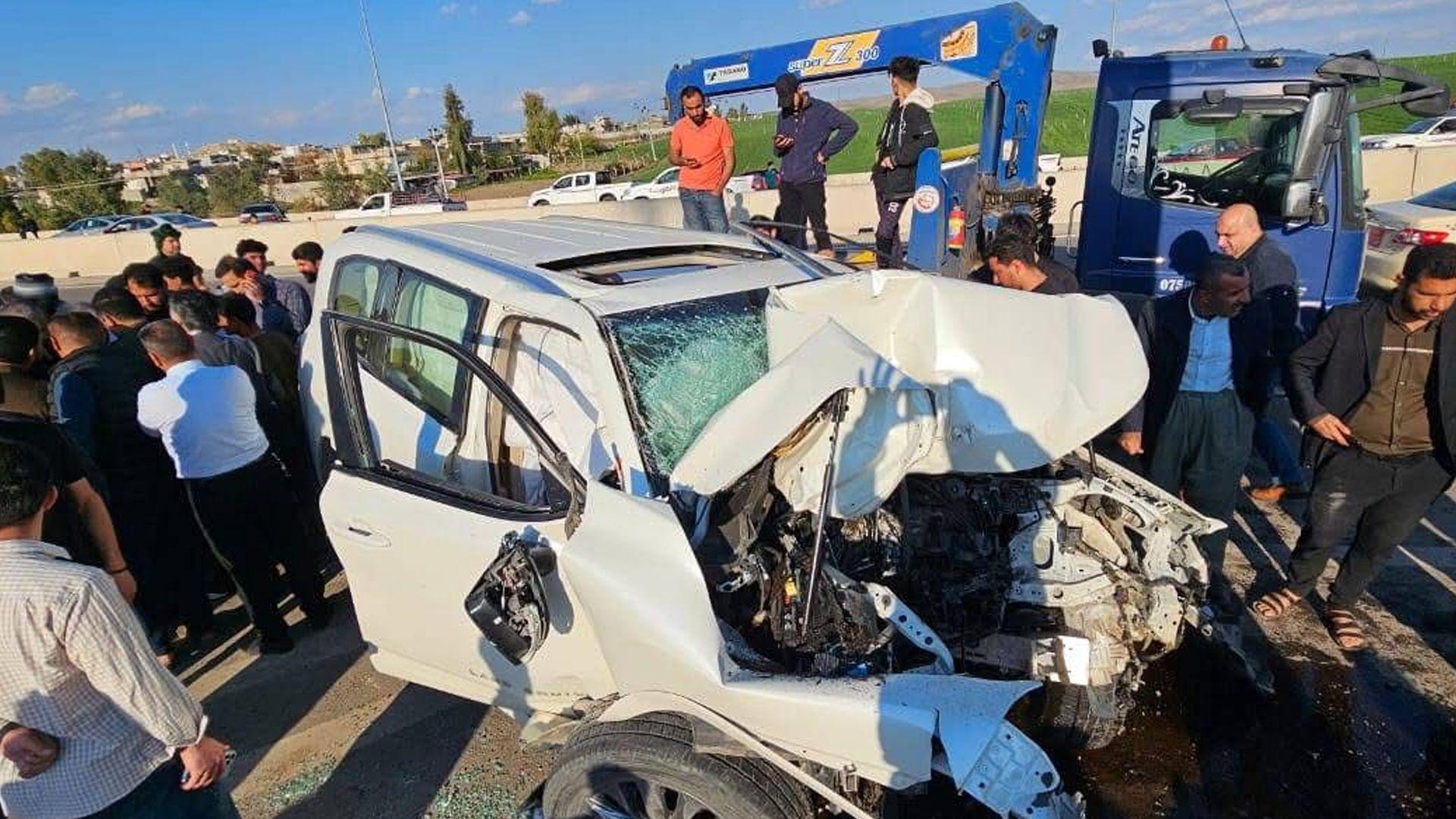 لە سنوری بەردەڕەش دوو کەس بەروداوی هاتوچۆ گیانیان لەدەستدا