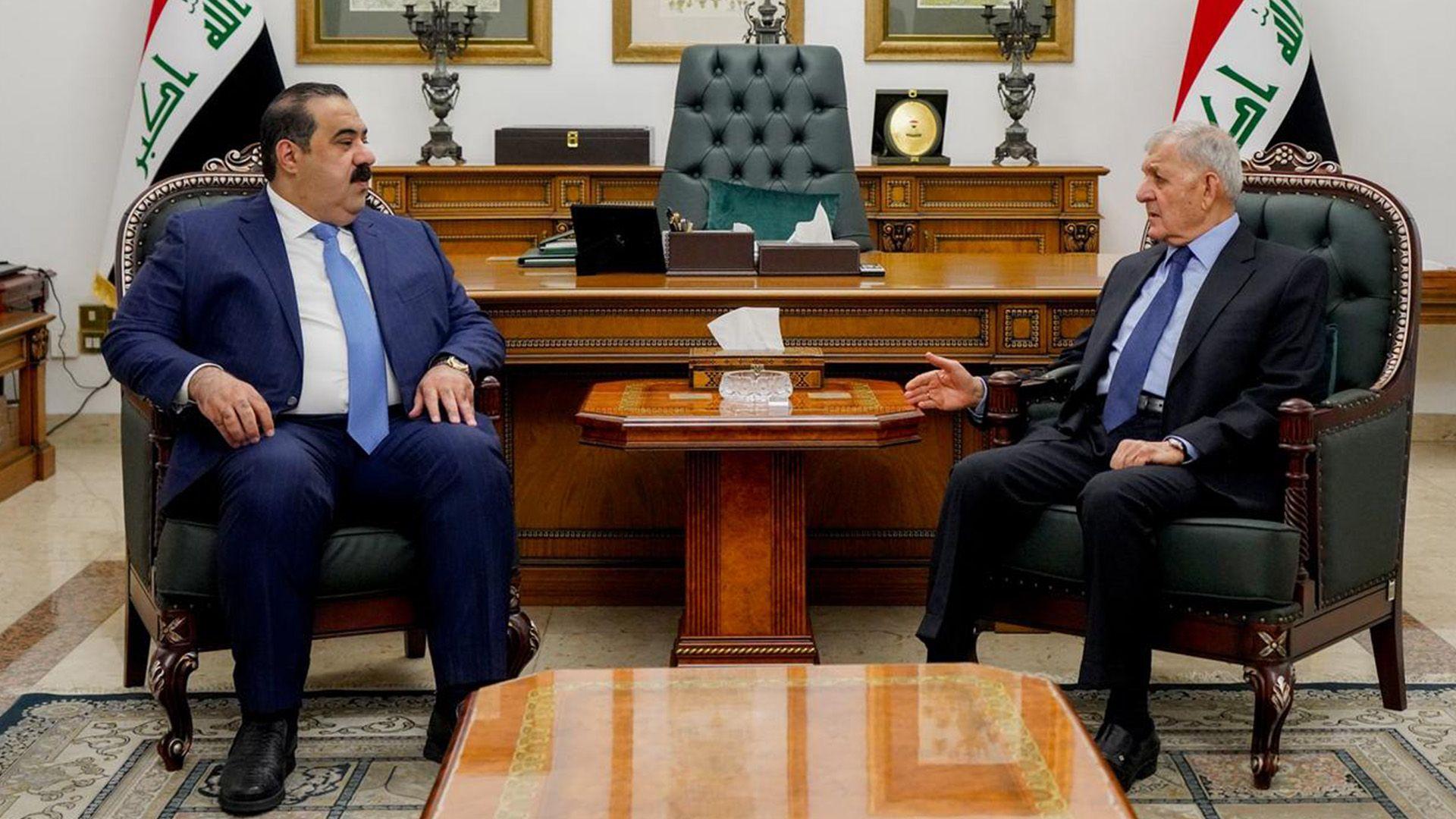 سەرۆک کۆمار پێشوازی لە سەرۆکی هاوپەیمانی ئەلعەزم کرد 