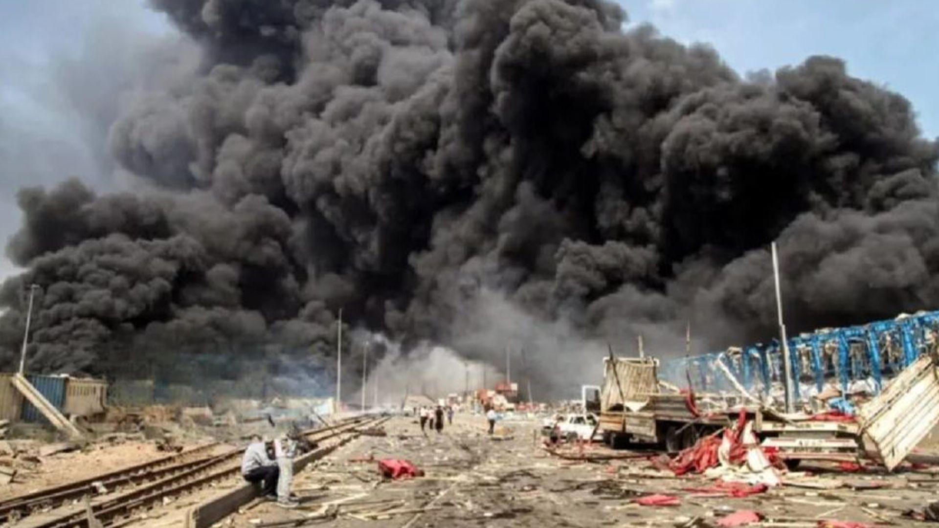 ژمارەی کوژراوانی تەقینەوەكەی بەندەر رەجایی بۆ 40 كوژراو بەرزبوەوە