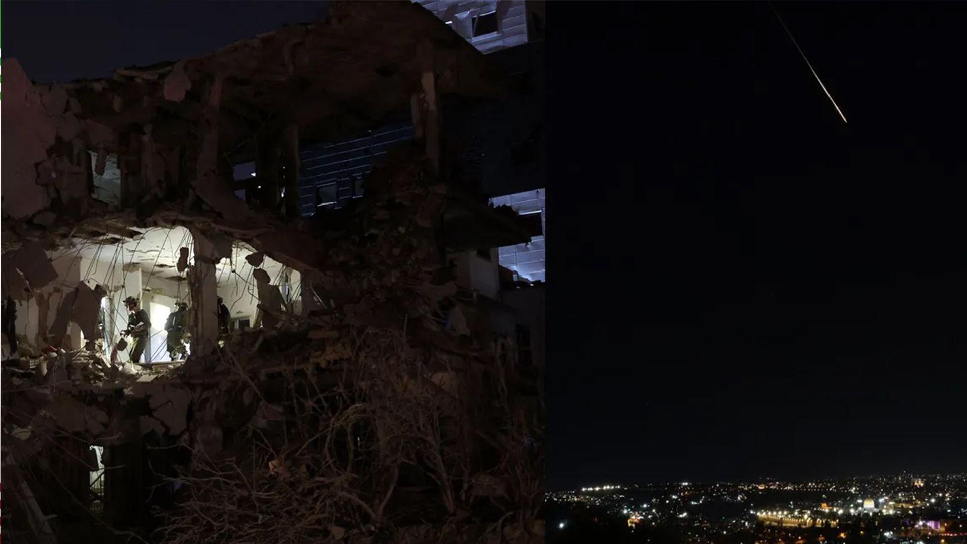 میدیاکانی ئیسرائیل: لەدواین هێرشی ئێراندا دوو کەس کوژراون