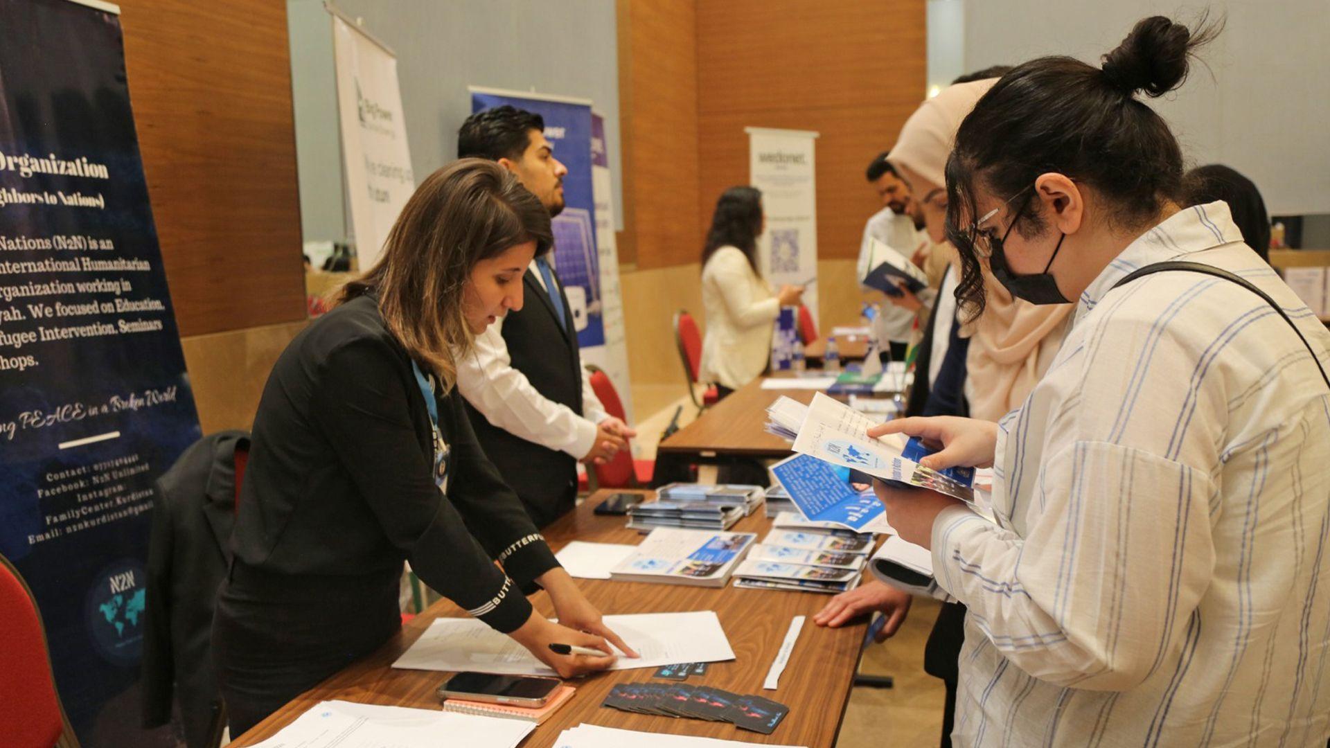 بە سپۆنسەری دەزگای میدیایی کوردسات زانکۆی پۆلیتەکنیکی سلێمانی 600 هەلی کار راگەیەنرا