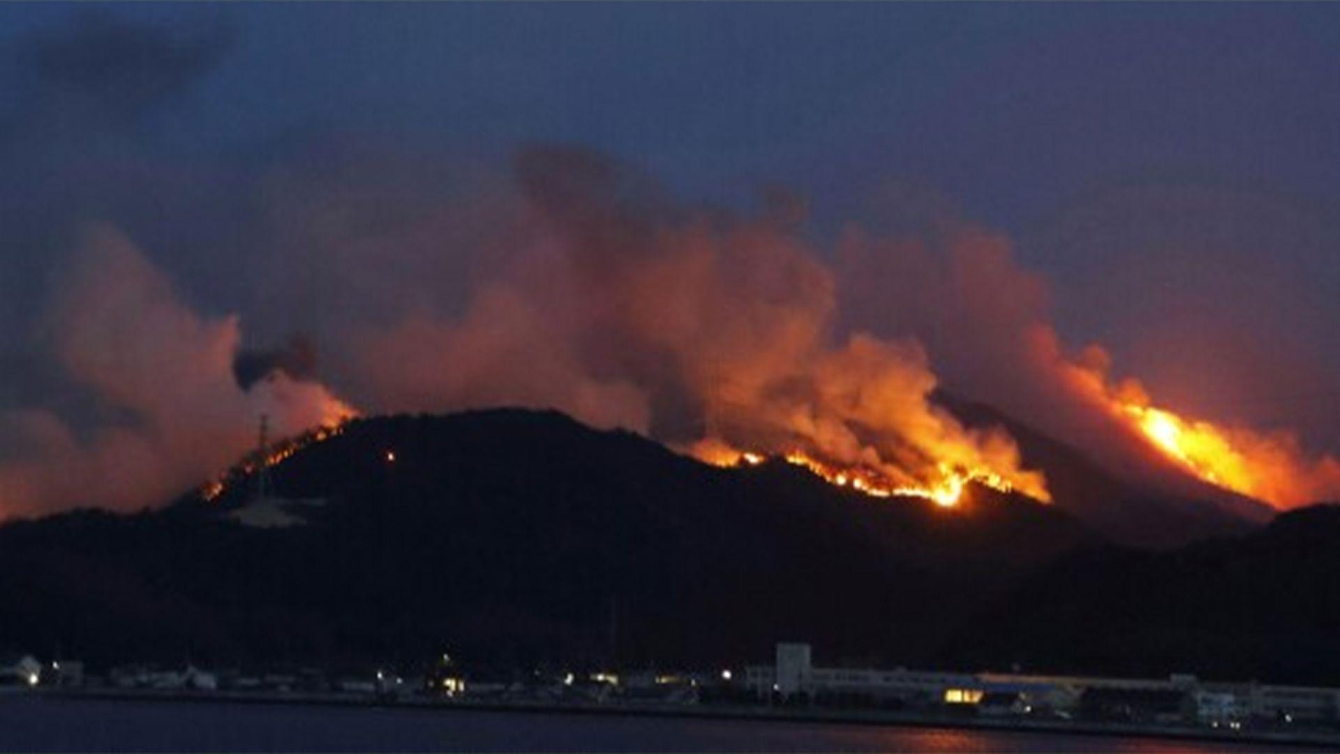 سوتانی دارستانەكانی رۆژئاوای ژاپۆن هاووڵاتی ناچاركردووە ماڵەكانیان چۆڵ بكەن