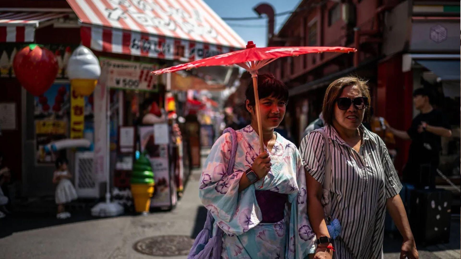 لە ژاپۆن بەرزبوونەوەی پلەکانی گەرما گەیشتوەتە ئاستێکی پێوانەیی