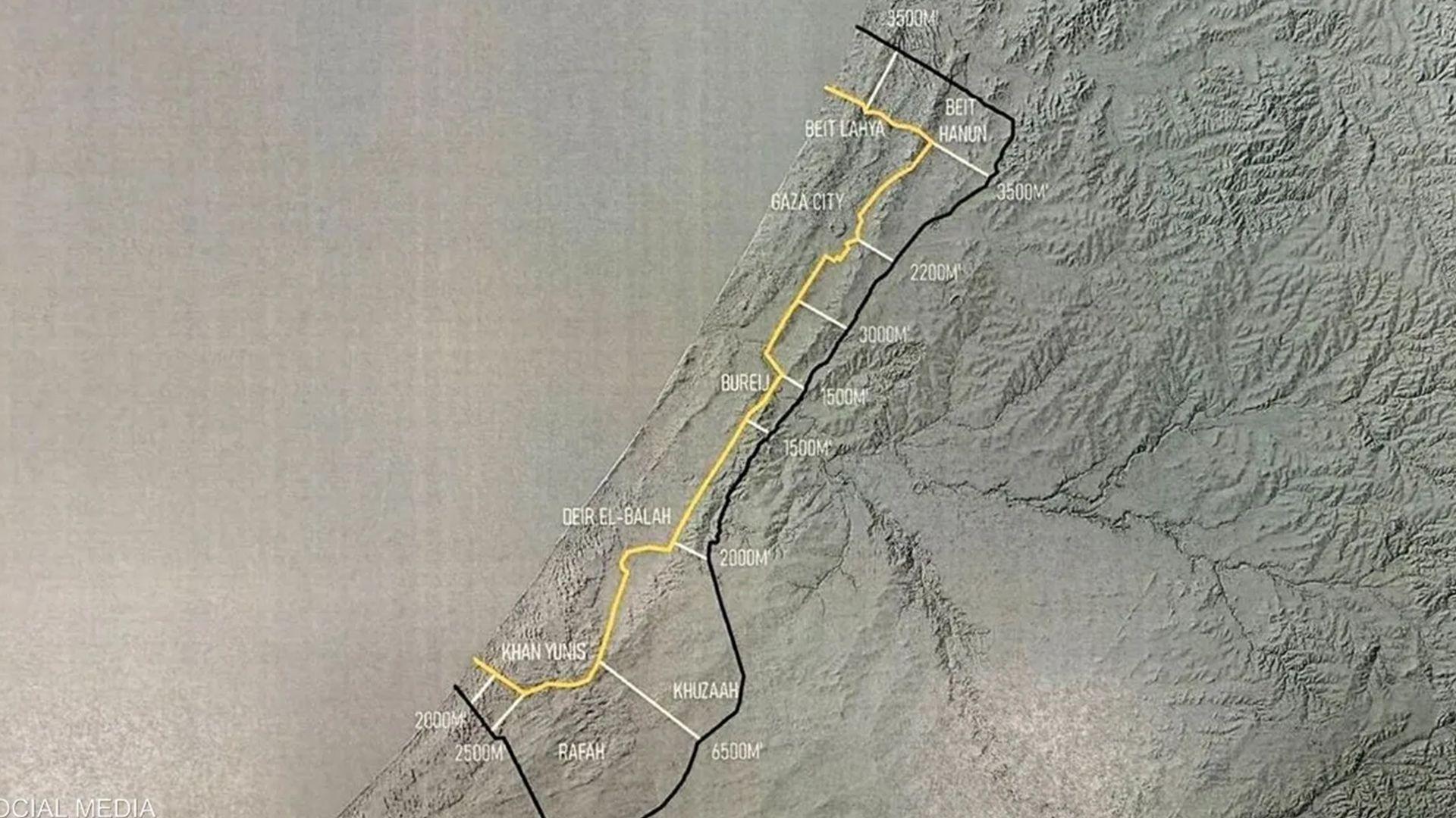 ترەمپ نەخشەی کشانەوەی ئیسرائیلی بڵاوکردەوە