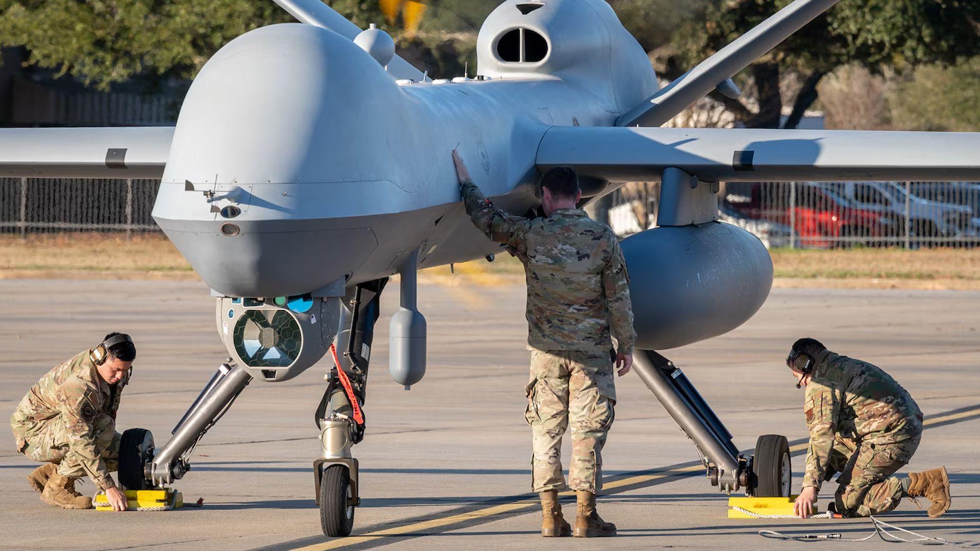 واشنتۆن پۆست: سوپای ئەمریکا لە جەنگی ئێراندا 45 درۆنی MQ-9ـی لەدەستداوە