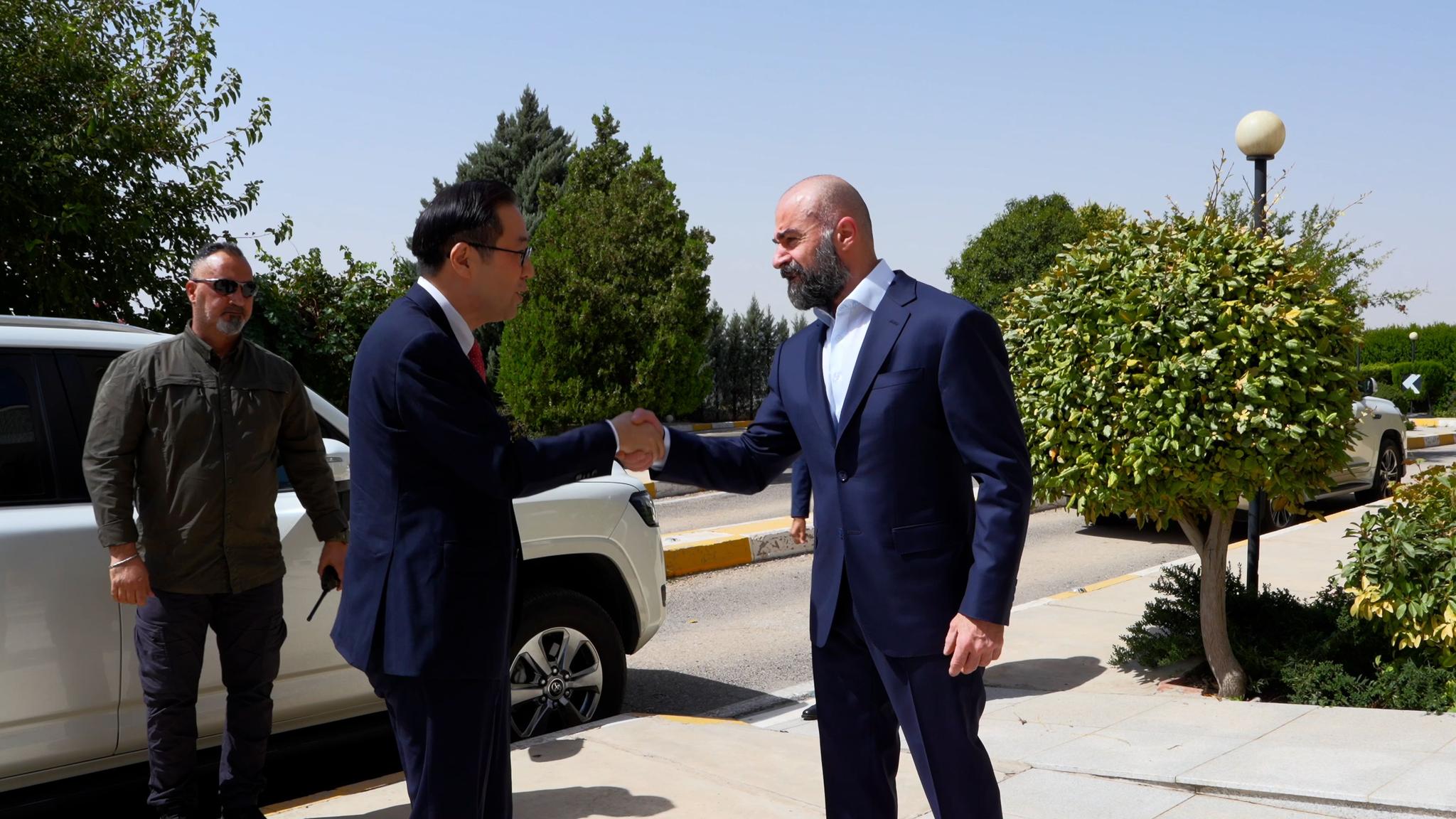 سەرۆکی یەکێتی پێشوازی لە باڵیۆزی کۆریای باشوور لە عیراق کرد