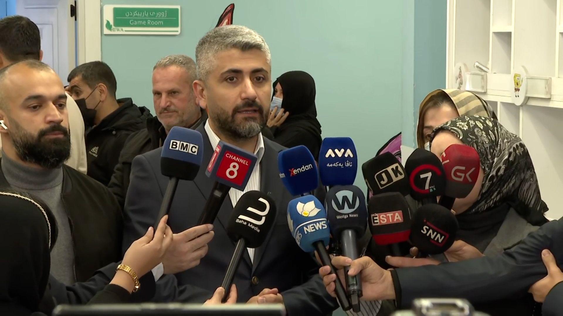 د. یاد نەقشبەندەی: لە سەرەتای ئەمساڵەوە 109 منداڵ لە نەخۆشخانەی هیوا تۆمارکراون