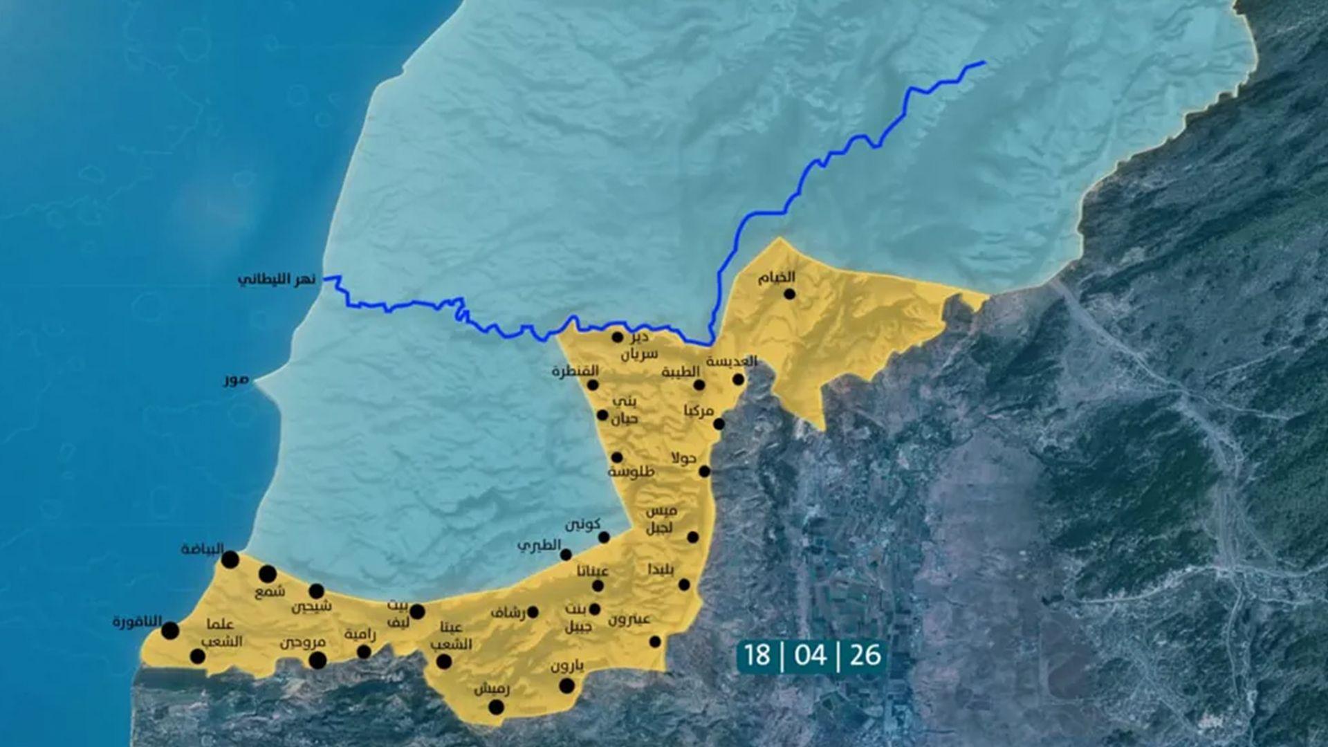هێڵی زەرد.. دیواری نوێی ئیسرائیل لە قووڵایی خاکی لوبناندا