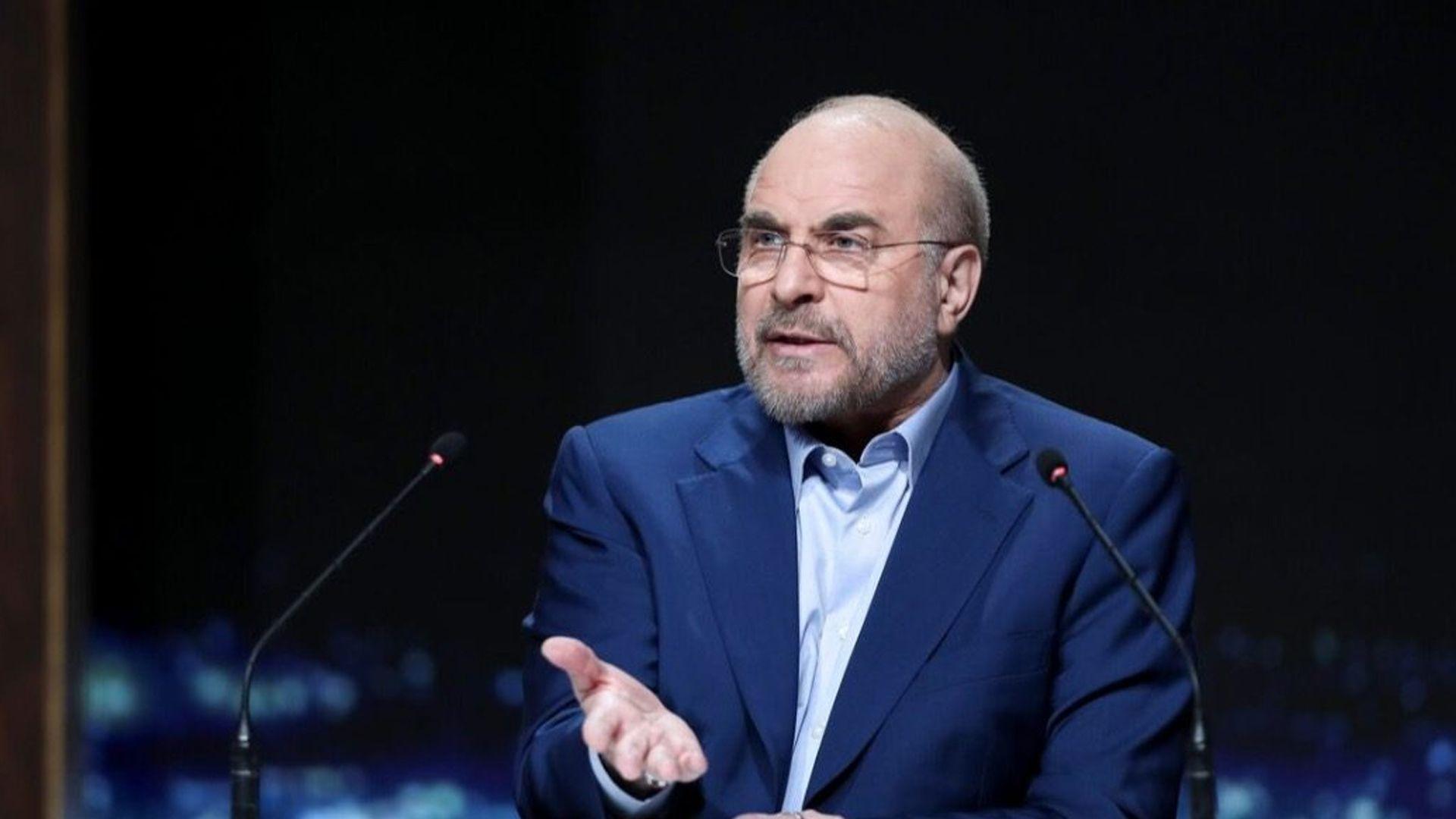 قالیباف: دانوستانەکان لەگەڵ ئەمریکا لە چوارچێوەی هێڵە سورەکانی ئێنراندایە