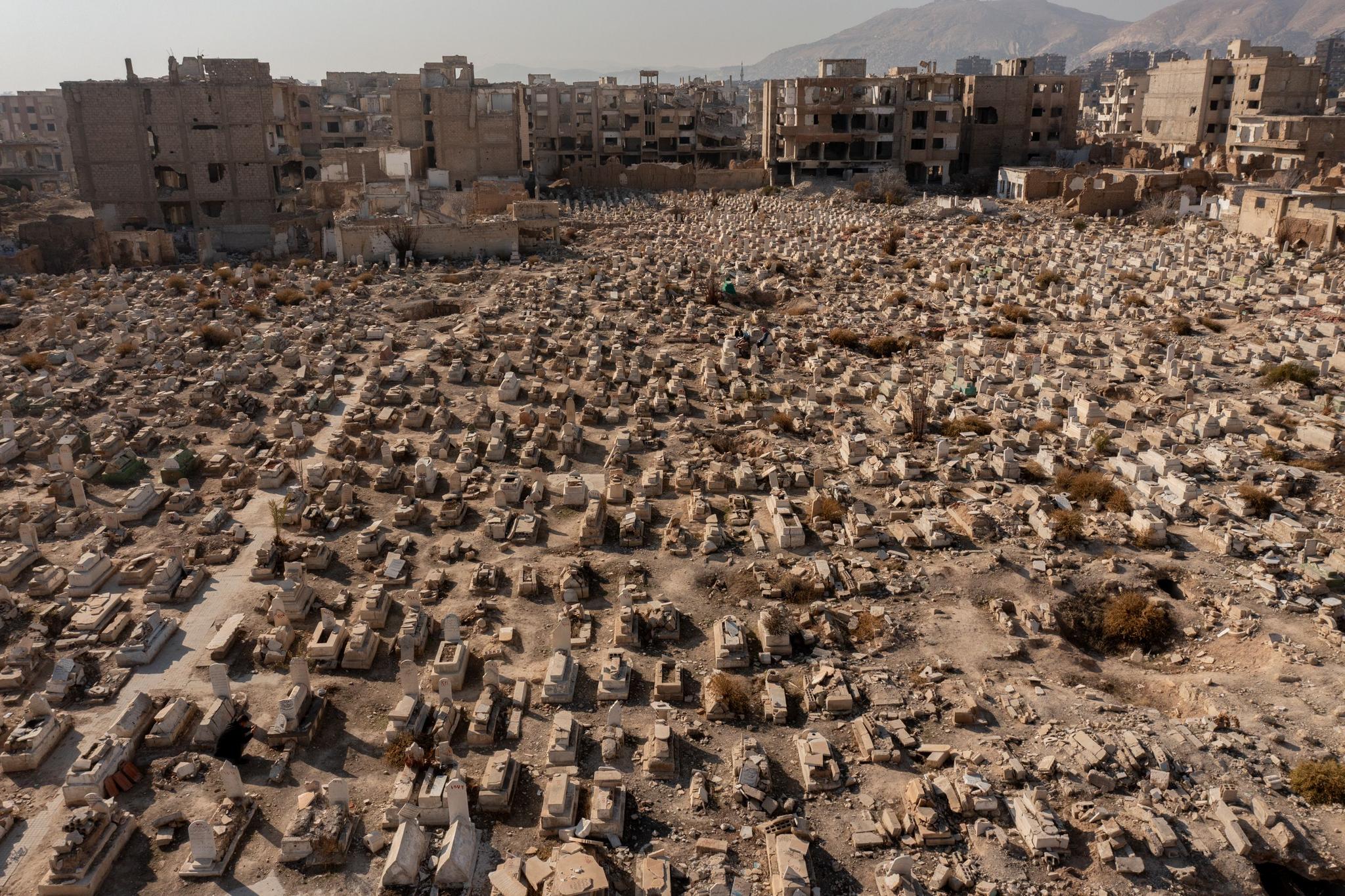 پاشماوەی شوێنە وێرانبووەکانی سوریا