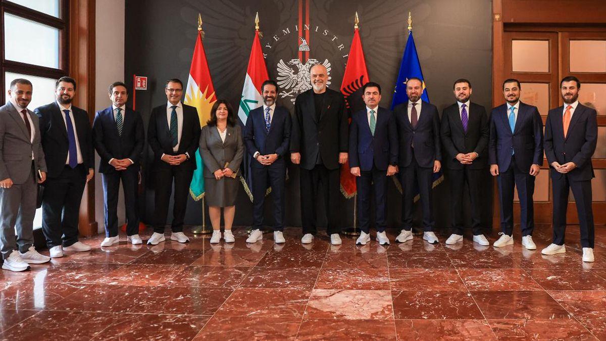 قوباد تاڵەبانی لەگەڵ سەرۆک وەزیرانی ئەلبانیا کۆبووەوە