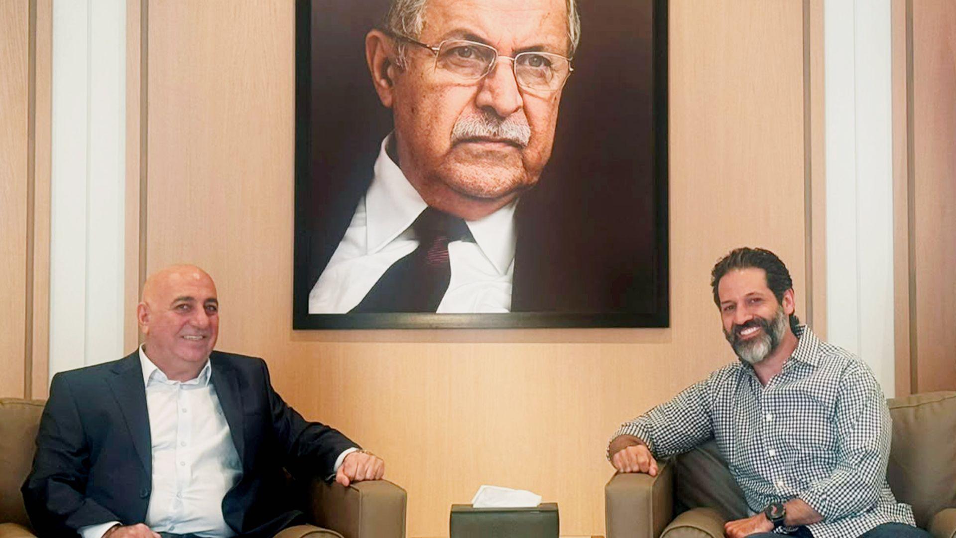 قوباد تاڵەبانی و جەلال شێخ ناجی کۆبوونەوە