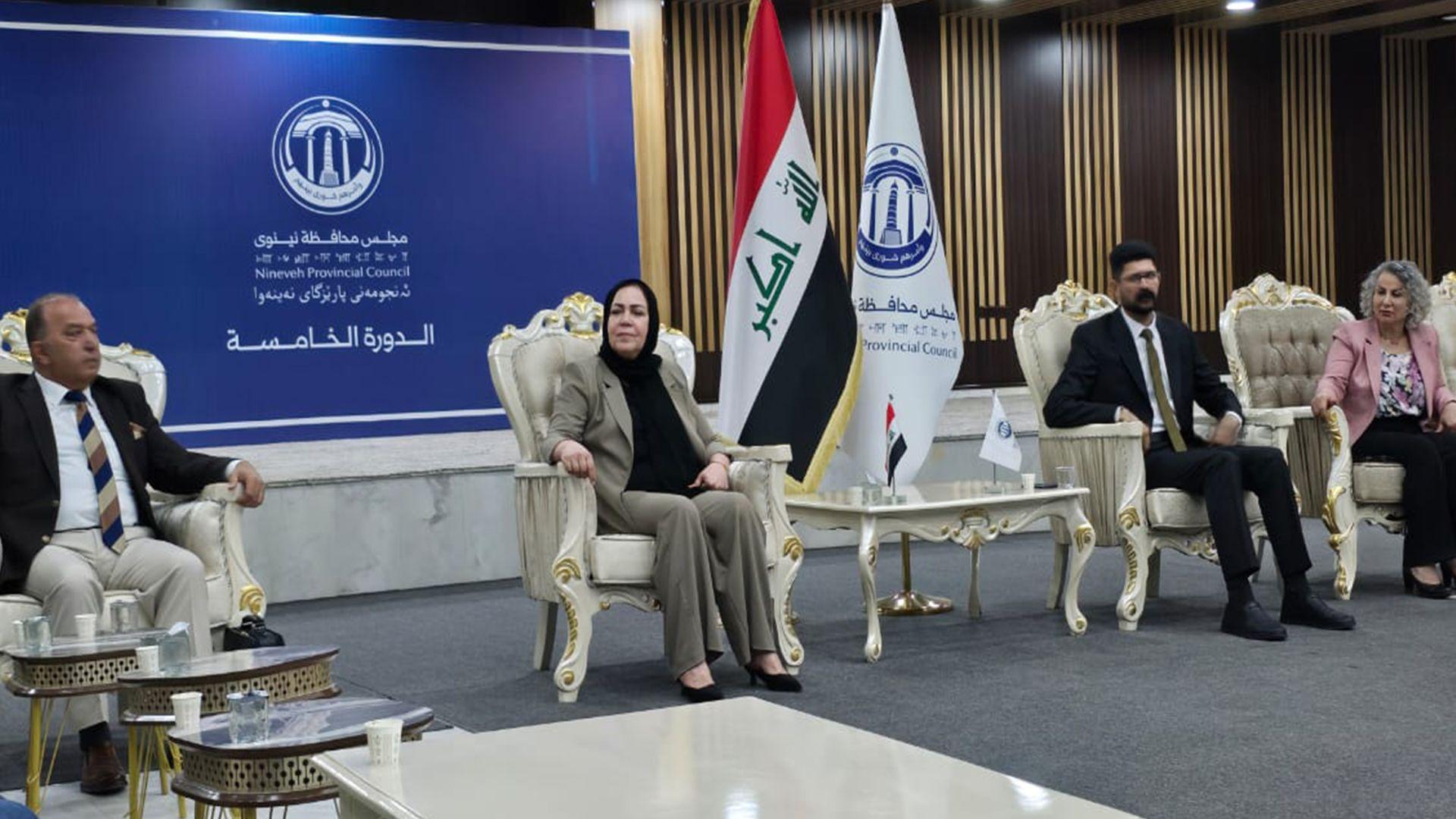 یەکێتی پشتیوانی لە حکومەتی خۆجێیی نەینەوا دەکات