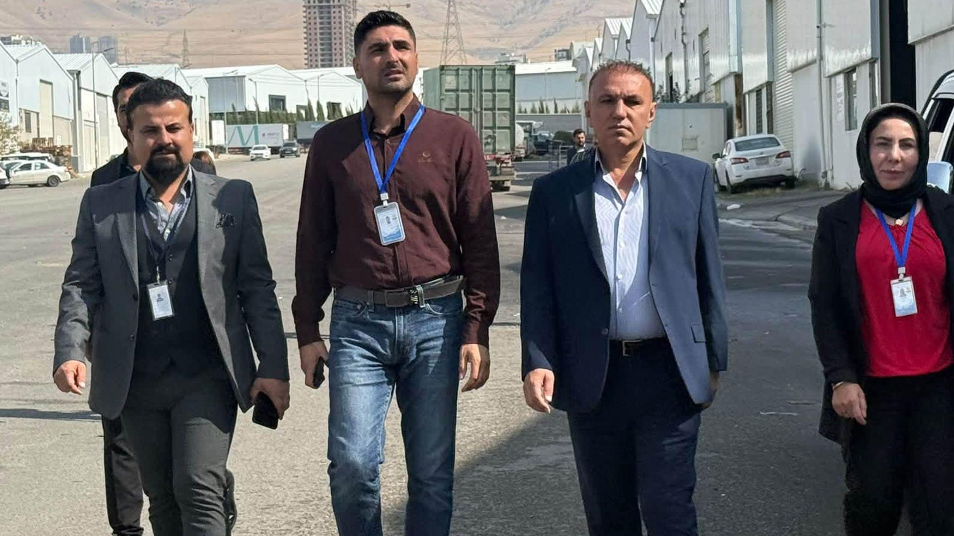 لیژنە هاوبەشەکانی قائیمقامیەتی سلێمانی کۆگاکانی خۆراک بەسەردەکەنەوە و دڵنیایی دەدەنە هاووڵاتییان