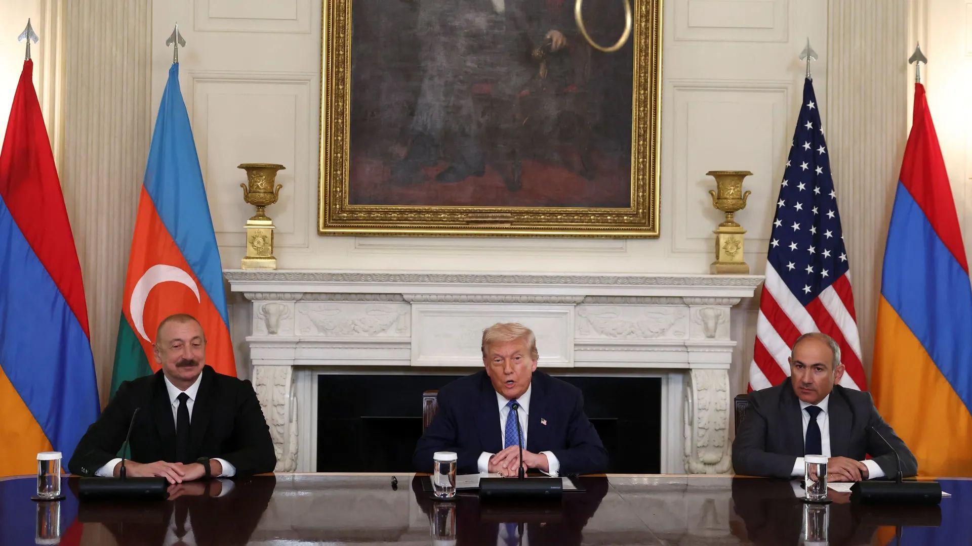 ئازەربایجان و ئەرمینیا بەنێوەندگیری سەرۆکی ئەمریکا رێککەوتنی ئاشتیان ئەنجامدا